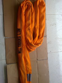 شراء واجب ثقيل لا نهاية لها جولة الرافعة البوليستر WLL 10T EN1492-2 لينة البرتقال online manufacture