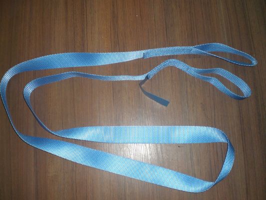 شراء حبال رفع بوليستر خضراء 1200 كجم، حبال رفع مسطحة للاستخدام الواحد online manufacture