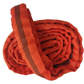 شراء سلامة قابلة للطي البوليستر جولة لا نهاية لها الرافعة EN 1492-2 5000kg Red Endless Sling online manufacture