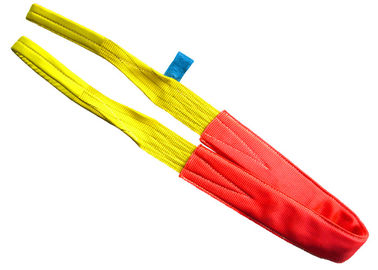 شراء البوليستر دوبلكس حزام التنجيد ، أصفر 3 طن مسطح العين الرافعة لرافعة online manufacture
