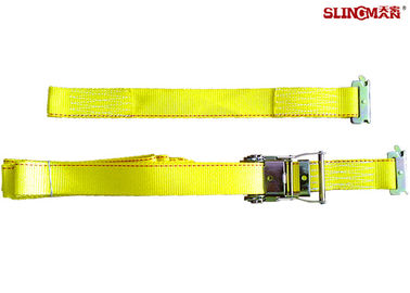 شراء WLL 3335 LBS البوليستر الأشرطة Ratchet ، الأصفر سيارة مقطورة الأشرطة CE المعتمدة online manufacture