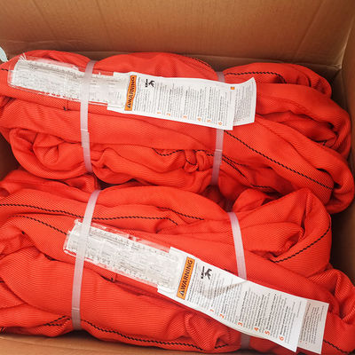 شراء حبال رفع دائرية من البوليستر شديدة التحمل من الشركة المصنعة الأصلية، حمراء، رأسية، 7 أطنان online manufacture