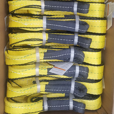 شراء Heavy Duty Lifting Polyester Lifting Sling Offering Elongation Less Than 7 Percent Suitable for Industrial Lifting Needs online manufacture